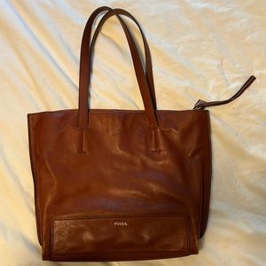 Fossil Zippered Tote